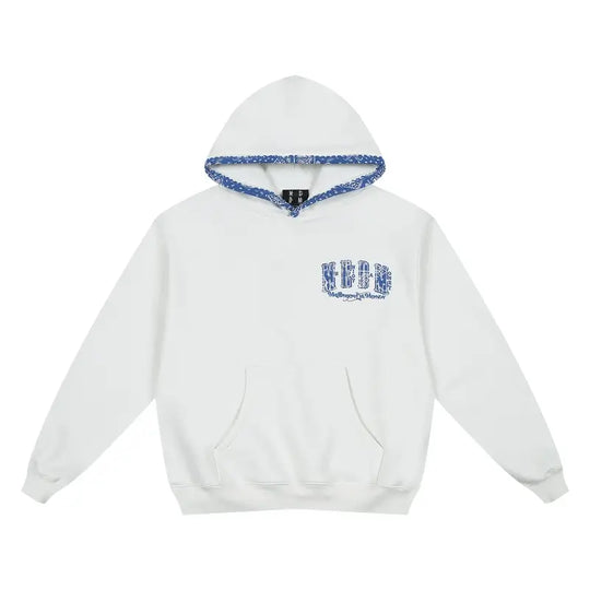 MEDM Ethnic Paisley Patch Embroidered Hoodie | Face 3 Face