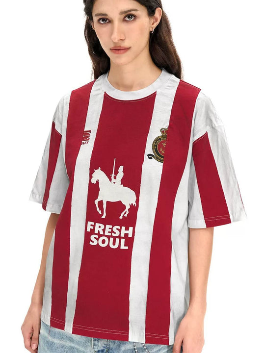 F3F Select Hand Painted Stripe Short Sleeve Soccer Tee | Face 3 Face
