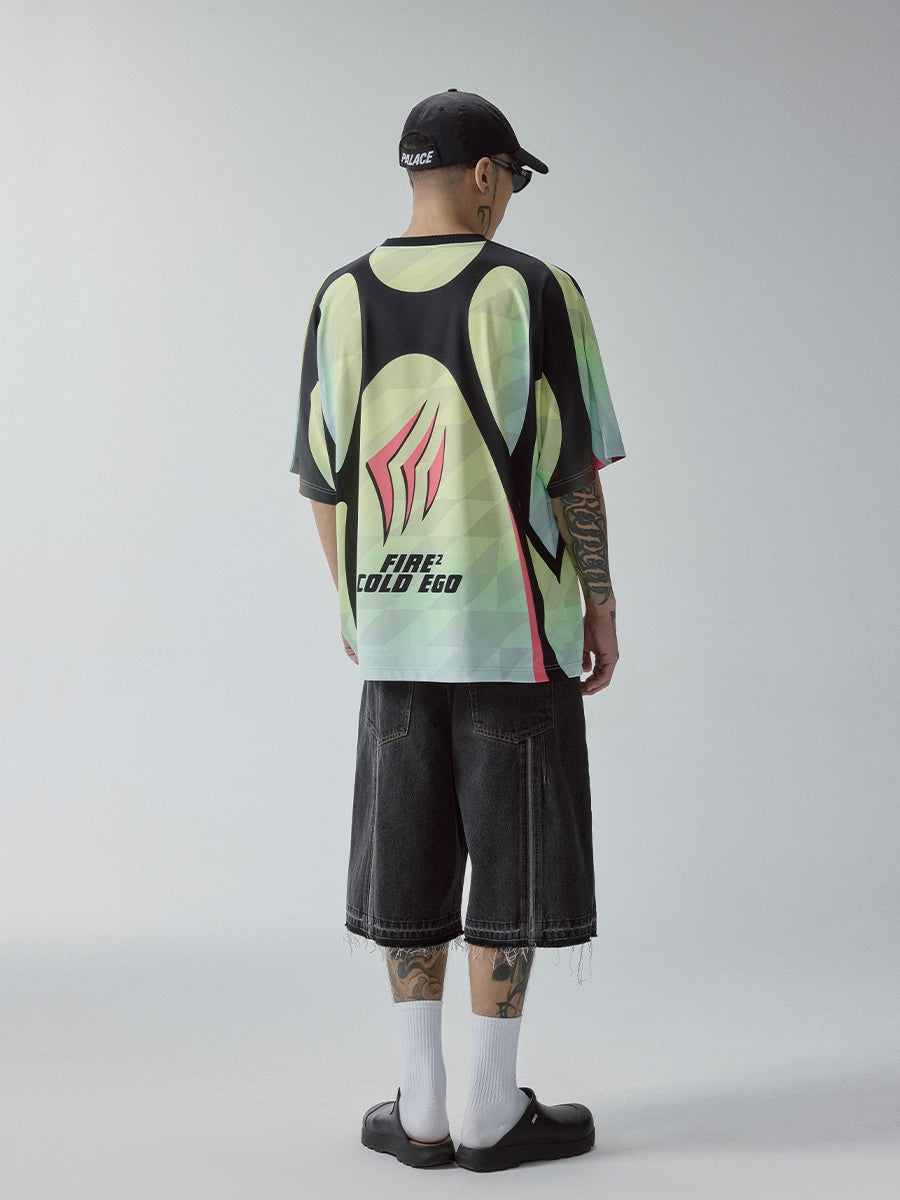 F2CE Quick-Drying Contrast Panel Printed Uniform Jersey | Face 3 Face