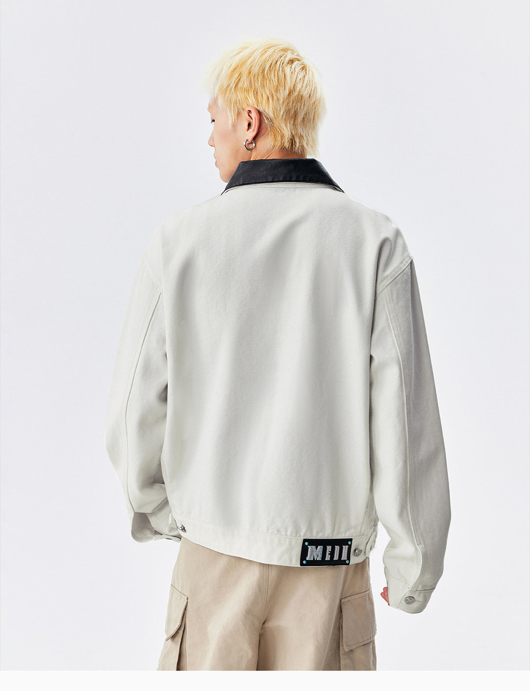 MEDM Turquoise Metal Patch Detroit Jacket | Face 3 Face