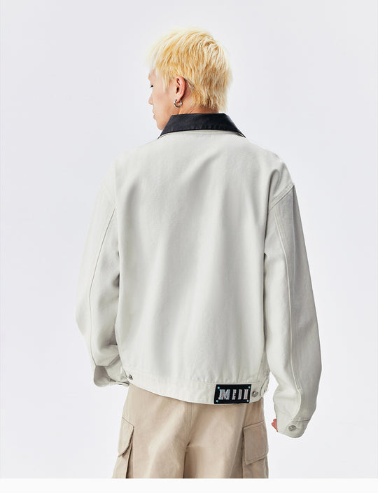 MEDM Turquoise Metal Patch Detroit Jacket | Face 3 Face