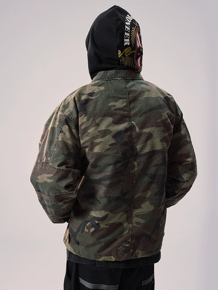 Remedy Camouflage Hooded Military BDU Jacket | Face 3 Face