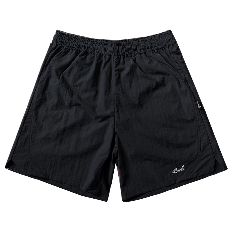 Remedy Embroidered Nylon Sports Shorts | Face 3 Face