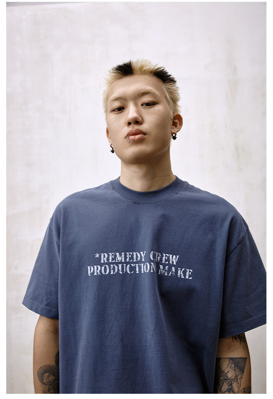 Remedy Faded Print Destruction Tee | Face 3 Face