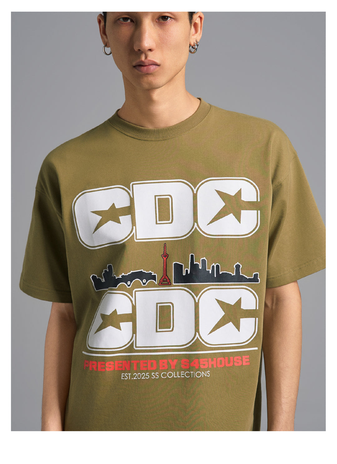 S45 CDC City Printed Tee | Face 3 Face