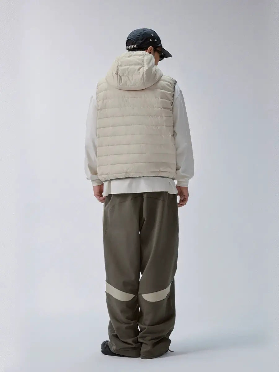 F2CE Lightweight Hooded Outdoor Down Vest | Face 3 Face