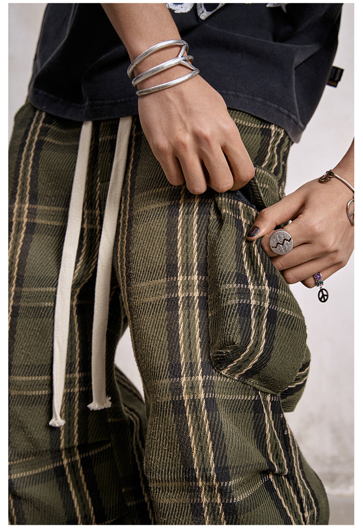 Remedy Plaid Work Cargo Pants | Face 3 Face