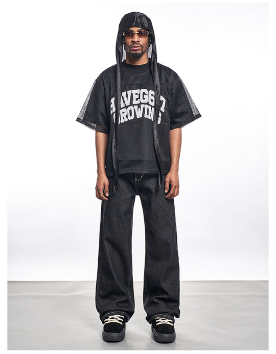 F3F Select Black Basic Wide Leg Jeans | Face 3 Face