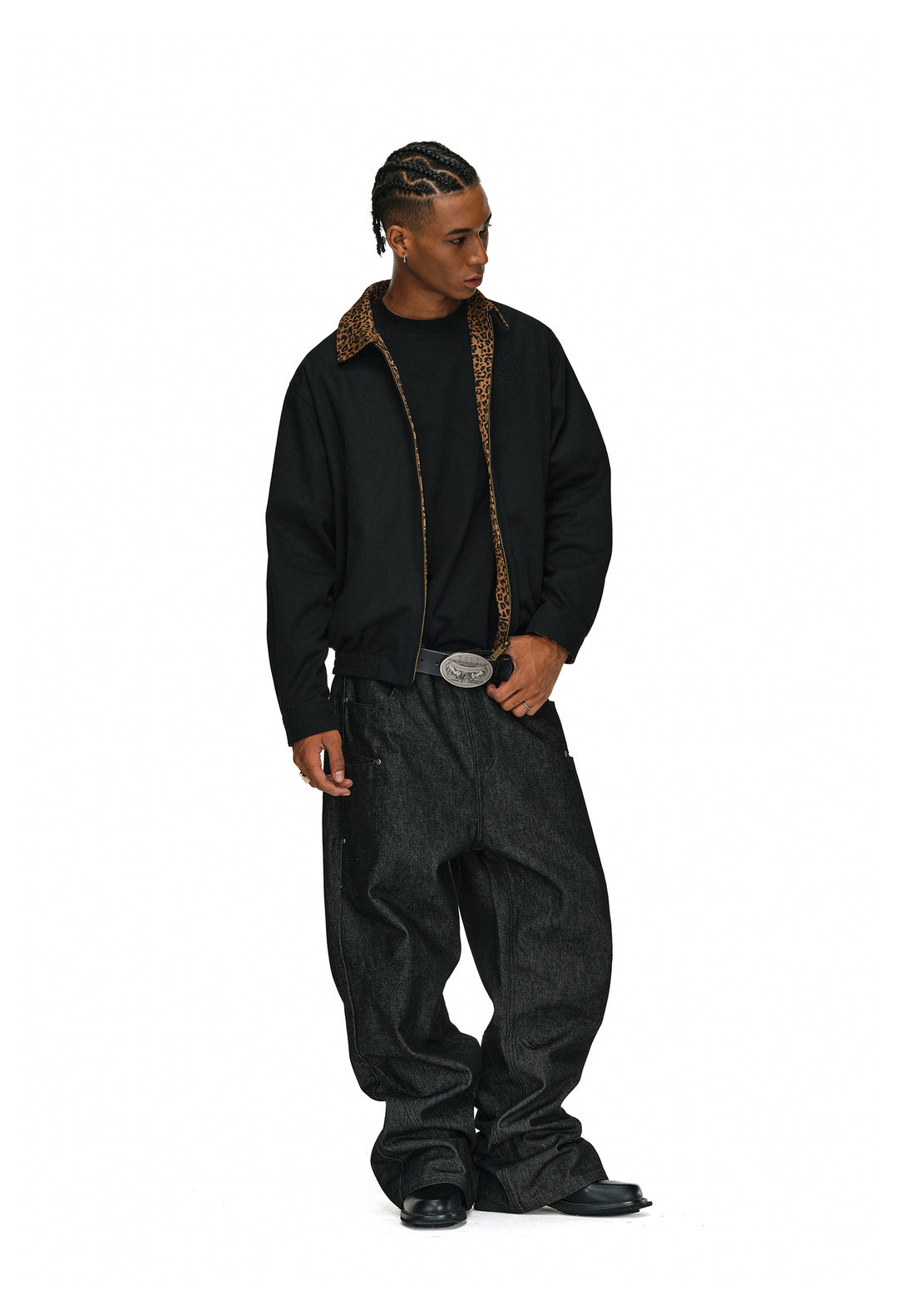 ANTIDOTE Leopard Reversible Detroit Jacket | Face 3 Face