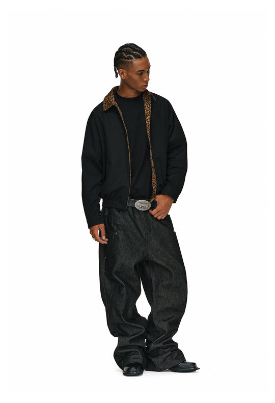 ANTIDOTE Leopard Reversible Detroit Jacket | Face 3 Face