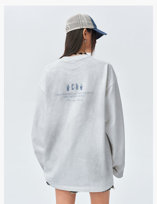 MEDM Clown Oil Painting Long Sleeve Tee | Face 3 Face