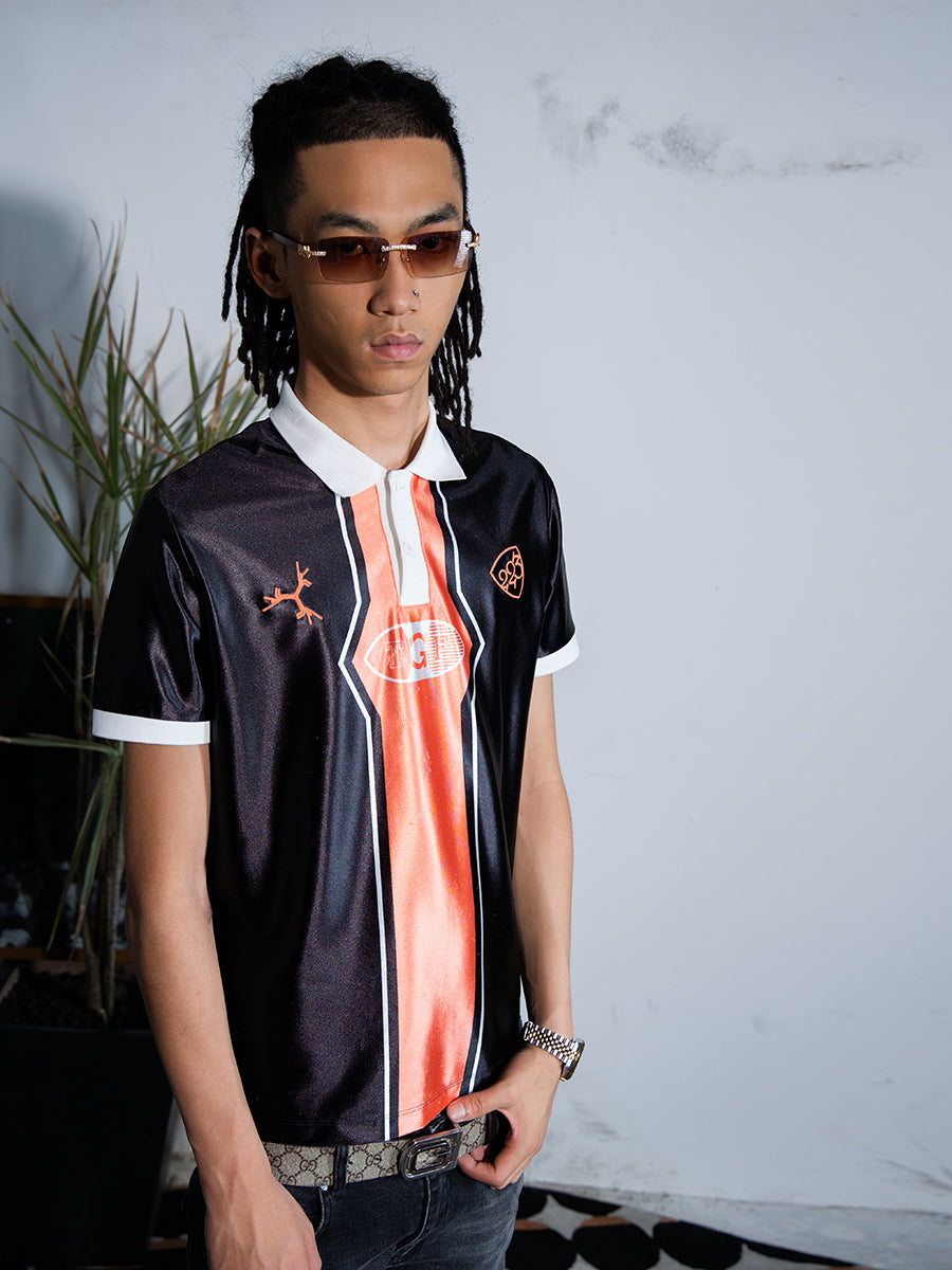 TGFCLUB Color Clashing Sports Fabric Soccer Jersey Polo | Face 3 Face