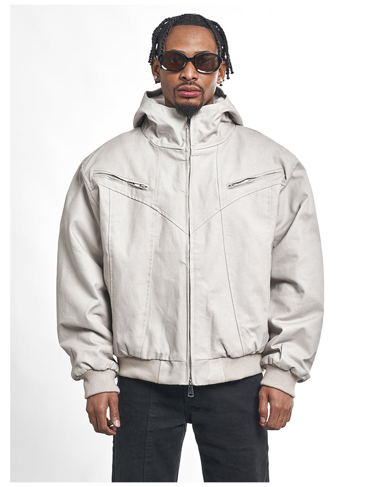 F3F Select Snake Pattern Lining Hooded Jacket | Face 3 Face