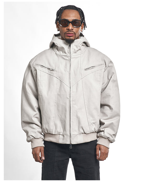 F3F Select Snake Pattern Lining Hooded Jacket | Face 3 Face