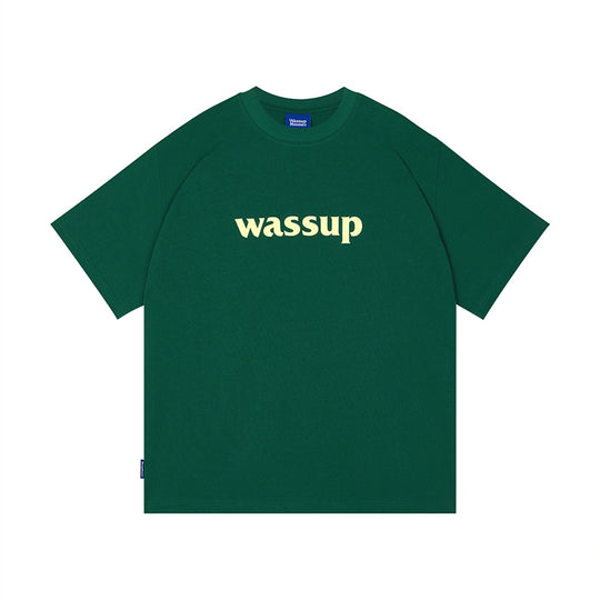 Wassup House Big Logo Print Basic Tee