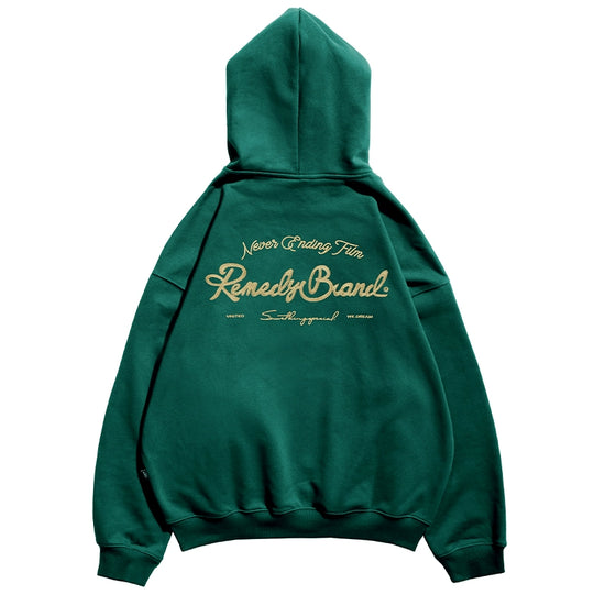 Remedy Metal Wax Seal Chain Embroidered Hoodie | Face 3 Face