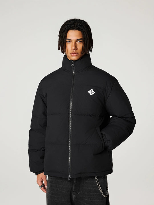 Achock Basic Logo Down Jacket | Face 3 Face