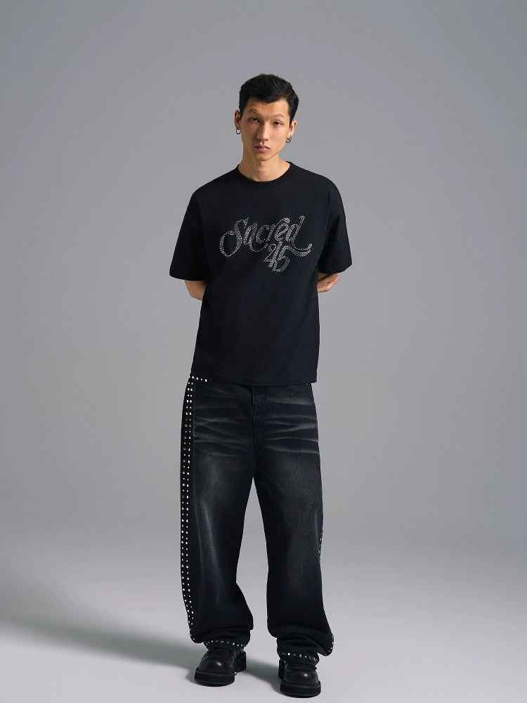 S45 Rhinestone Logo Tee | Face 3 Face