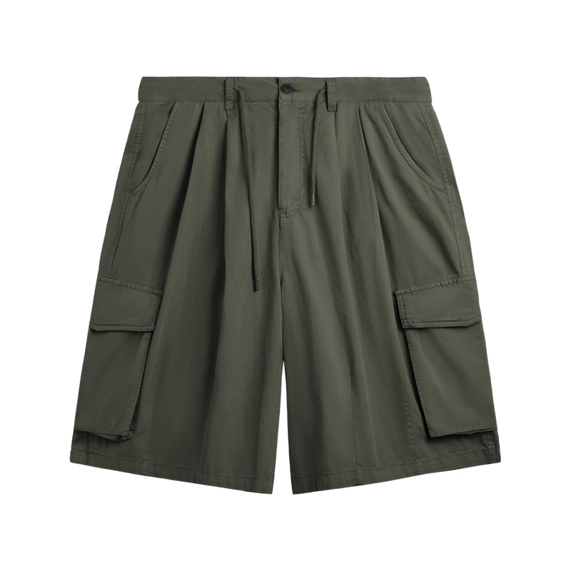 F3F Select Multi Pocket Two Tuck Wide Work Cargo Shorts