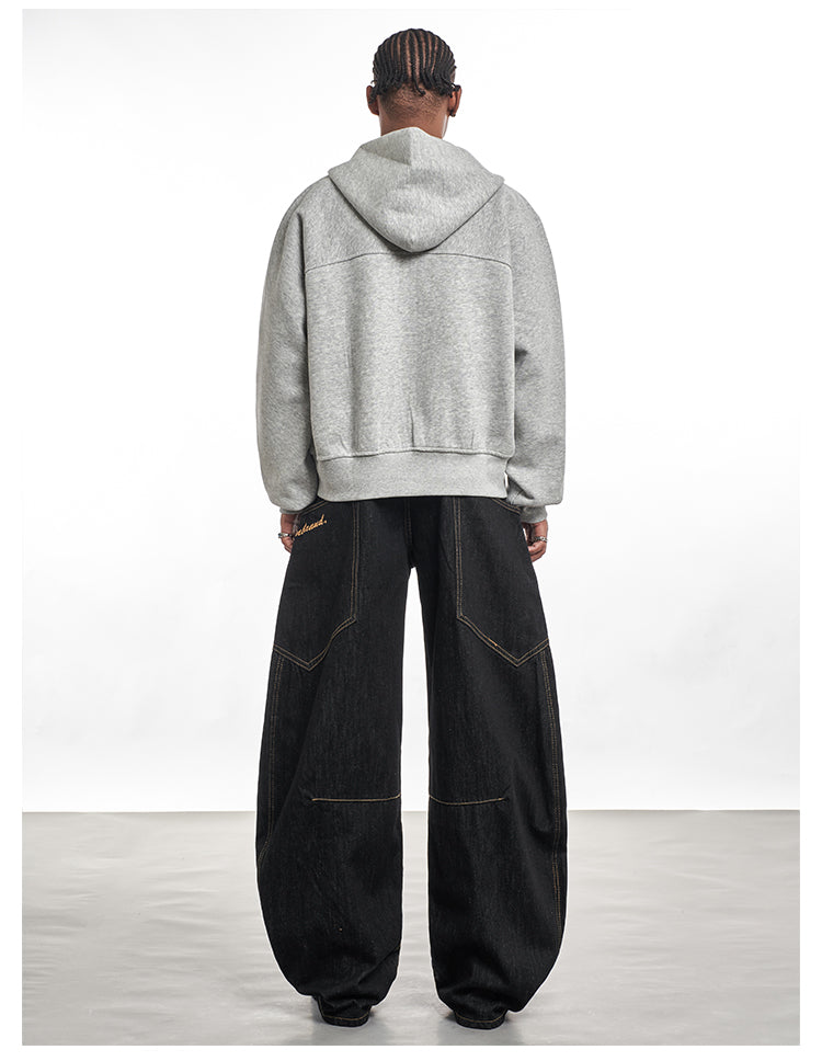 F3F Select Black Balloon Baggy Jeans | Face 3 Face