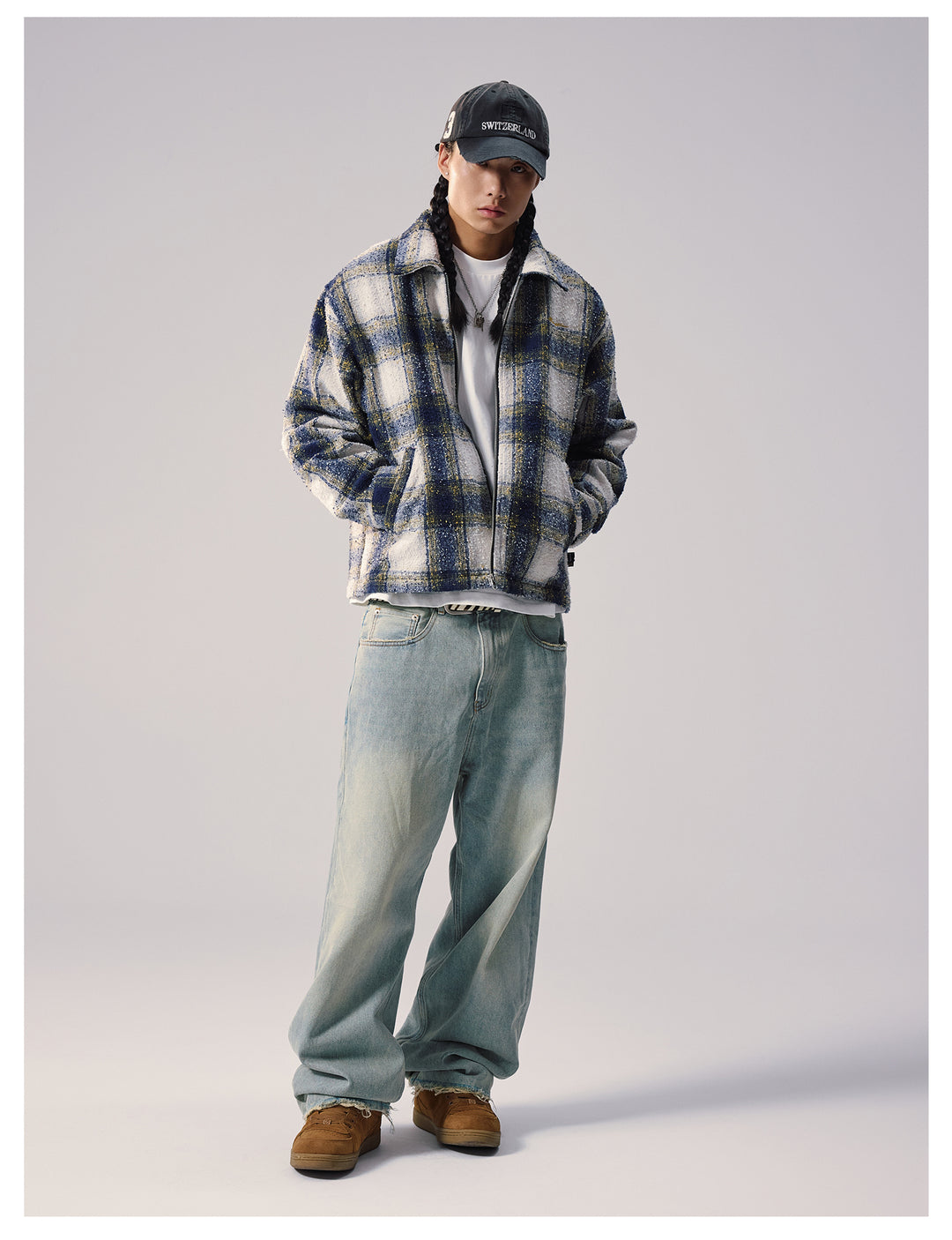 Remedy Ombre Check Jacket | Face 3 Face