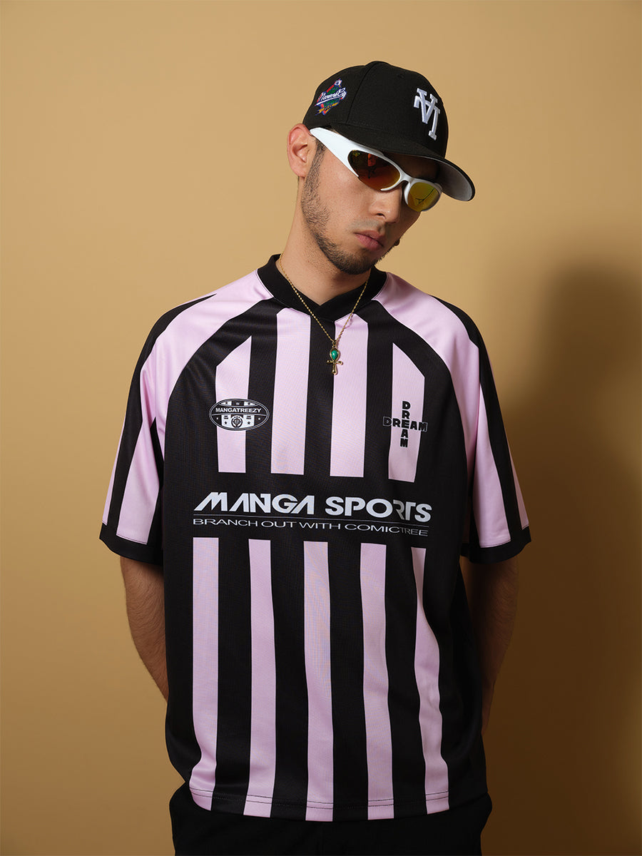 ComicTree C.t Striped V-Neck Soccer Jersey | Face 3 Face