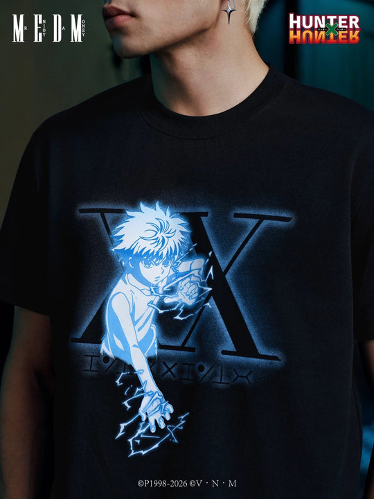 MEDM × HUNTER×HUNTER Character Graphic Print Short Sleeve Tee | Face 3 Face