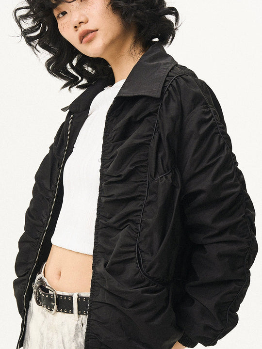 EMPTY REFERENCE Functional Pleated Jacket | Face 3 Face