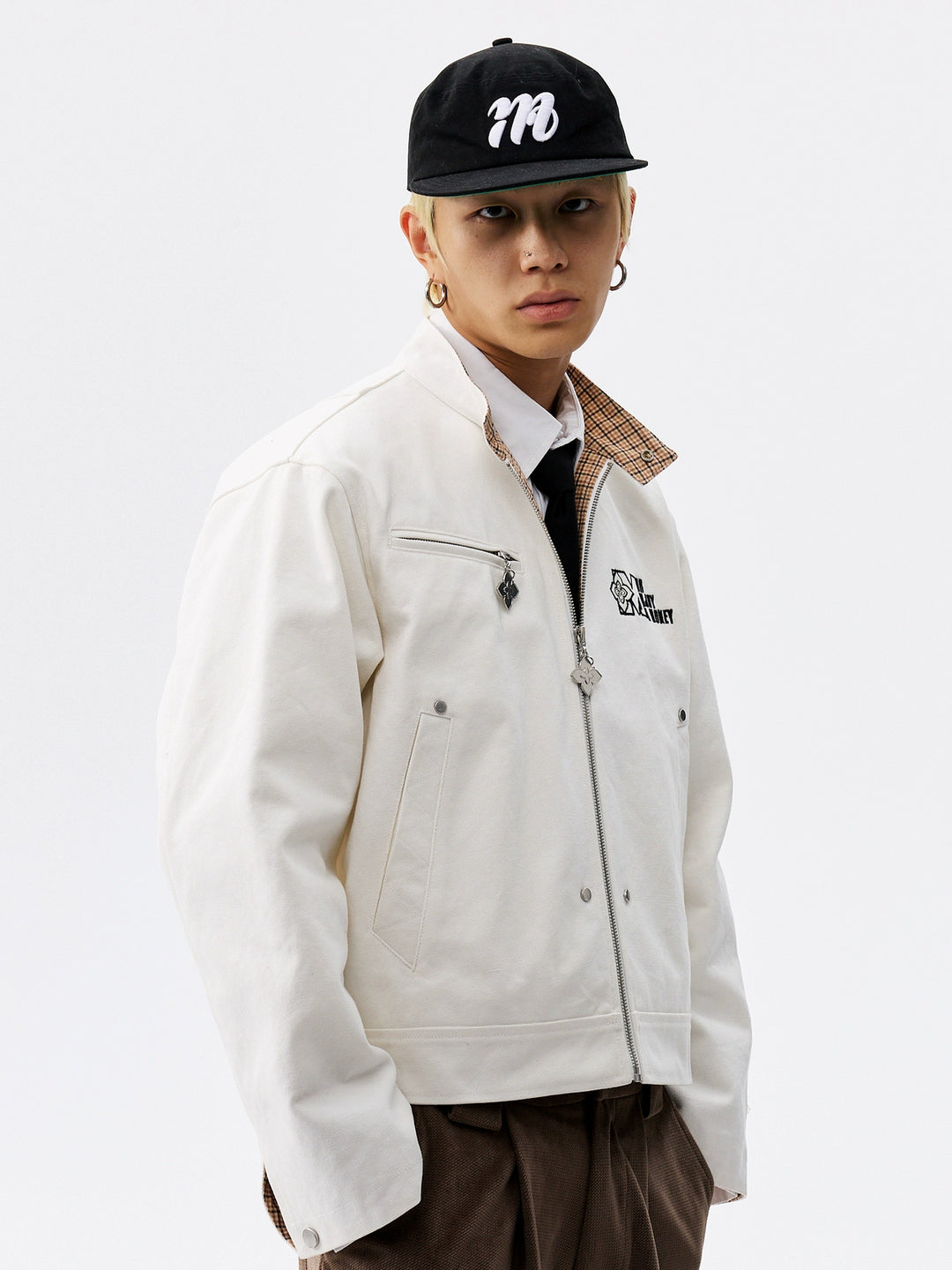 MEDM Plaid Lined Work Jacket | Face 3 Face