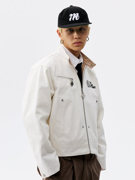 MEDM Plaid Lined Work Jacket | Face 3 Face