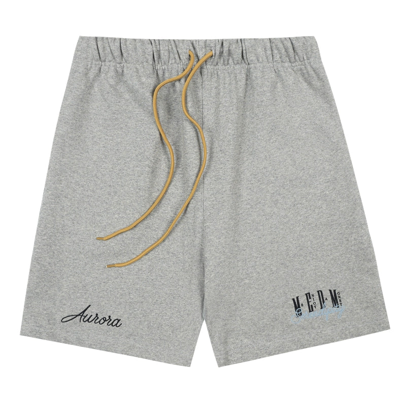 MEDM 3D Embroidered Sweat Shorts | Face 3 Face