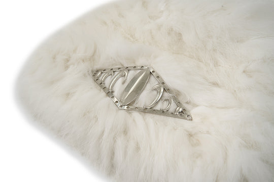 KARMANISTIC Metal Logo Fur Beanie | Face 3 Face