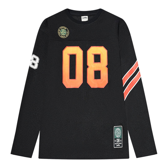 JUST VIBE Patchwork Long Sleeve Hockey Jersey Tee | Face 3 Face