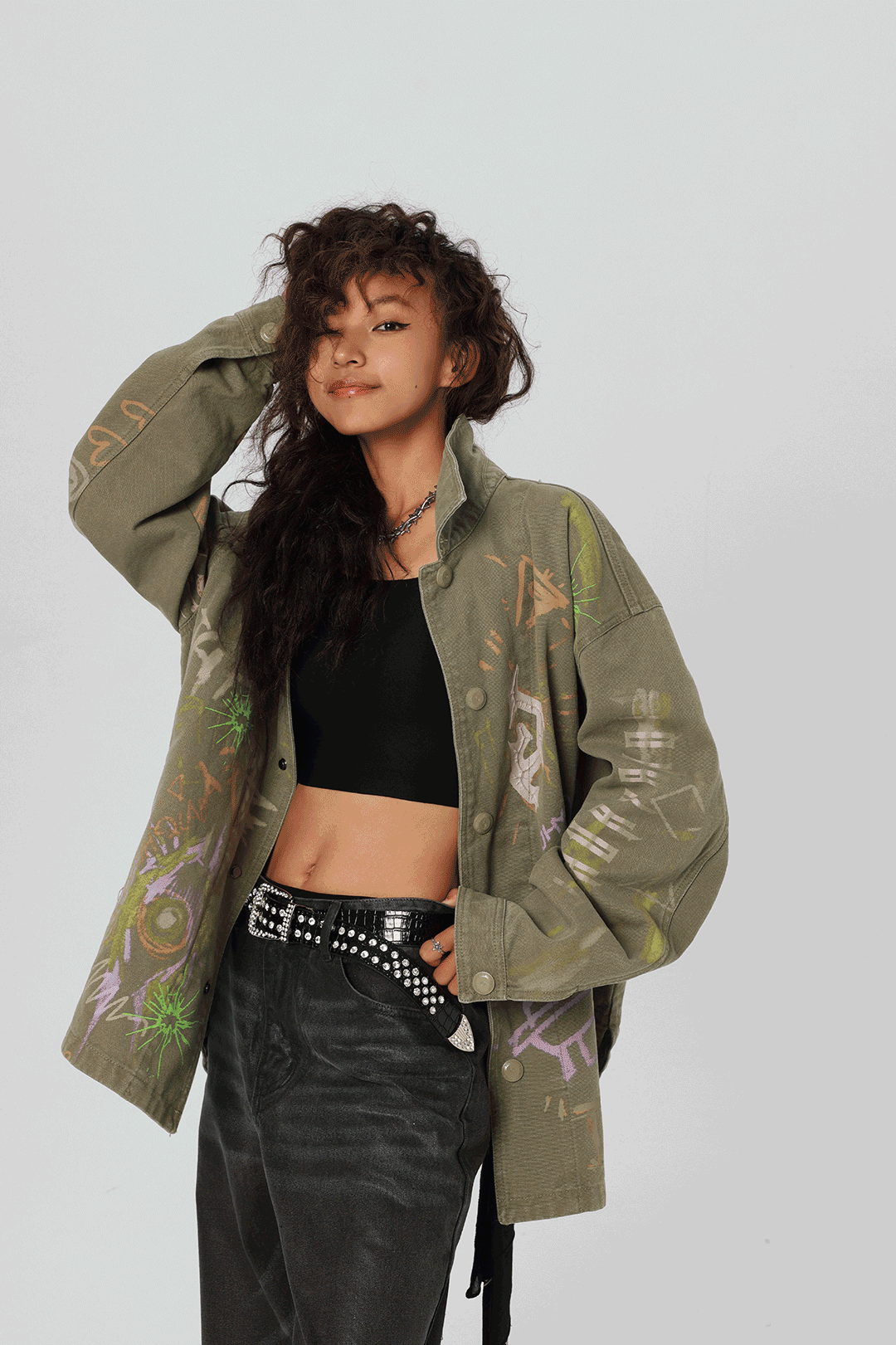 JHYQ Pulp Printed Work Jacket