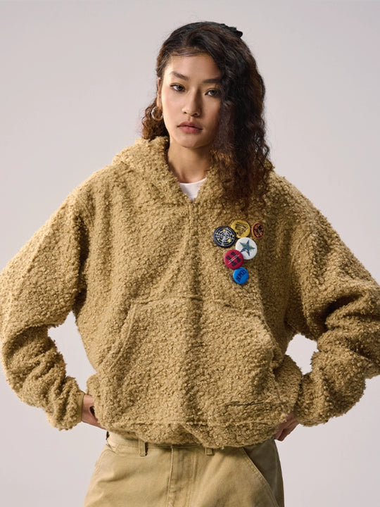 Remedy Sherpa Fleece Half Zip Hoodie | Face 3 Face