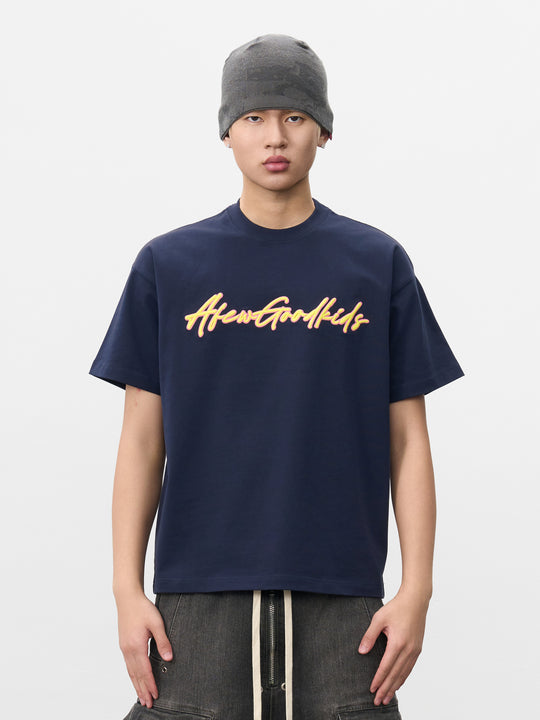 AFGK 3D Logo Embroidered Tee | Face 3 Face