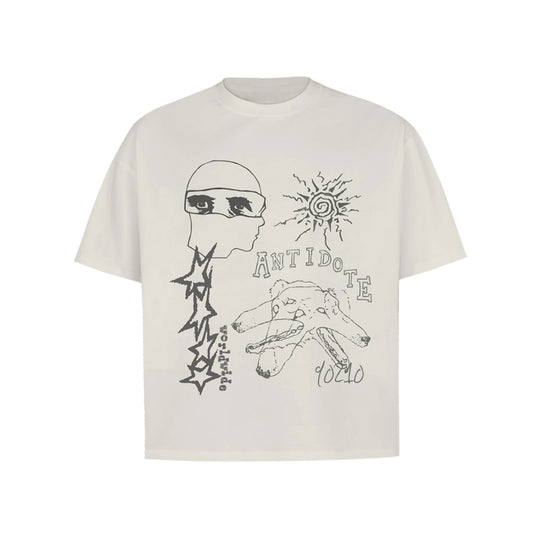 ANTIDOTE Hand-Painted Graffiti Tee | Face 3 Face