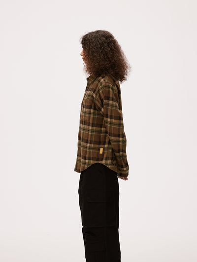 MHARF Classic Flannel Plaid Long Sleeve Shirt | Face 3 Face