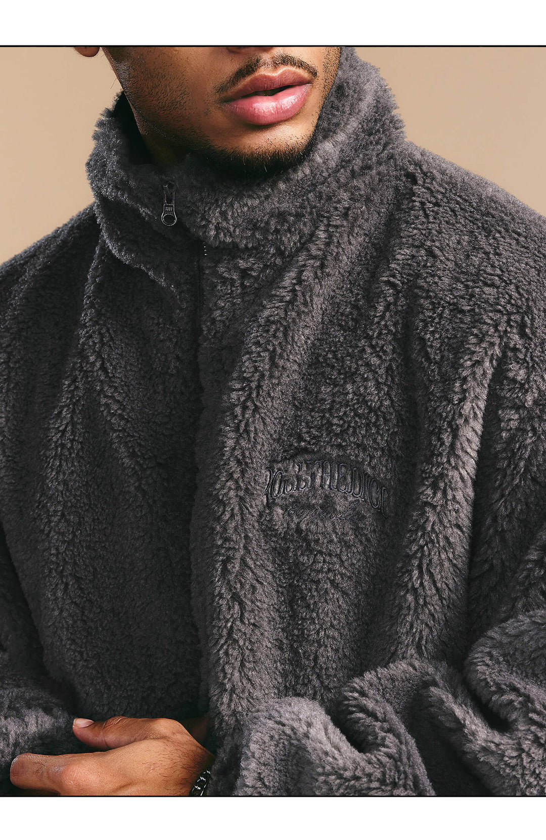 1807 ROLLTHEDICE Printed Sherpa Jacket | Face 3 Face