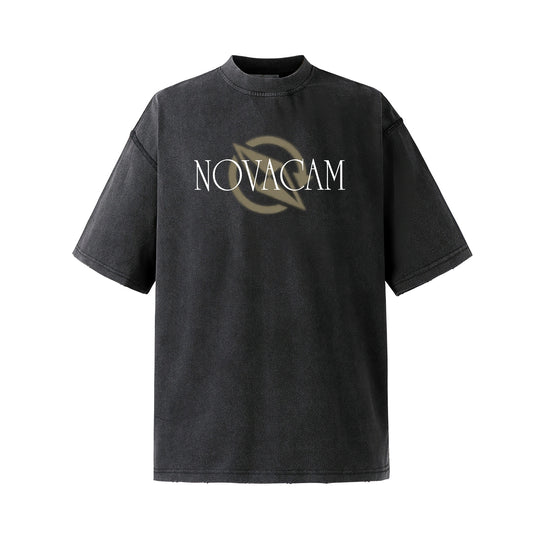 NOVACAM Vintage Letters Logo Frayed Destruction Tee | Face 3 Face