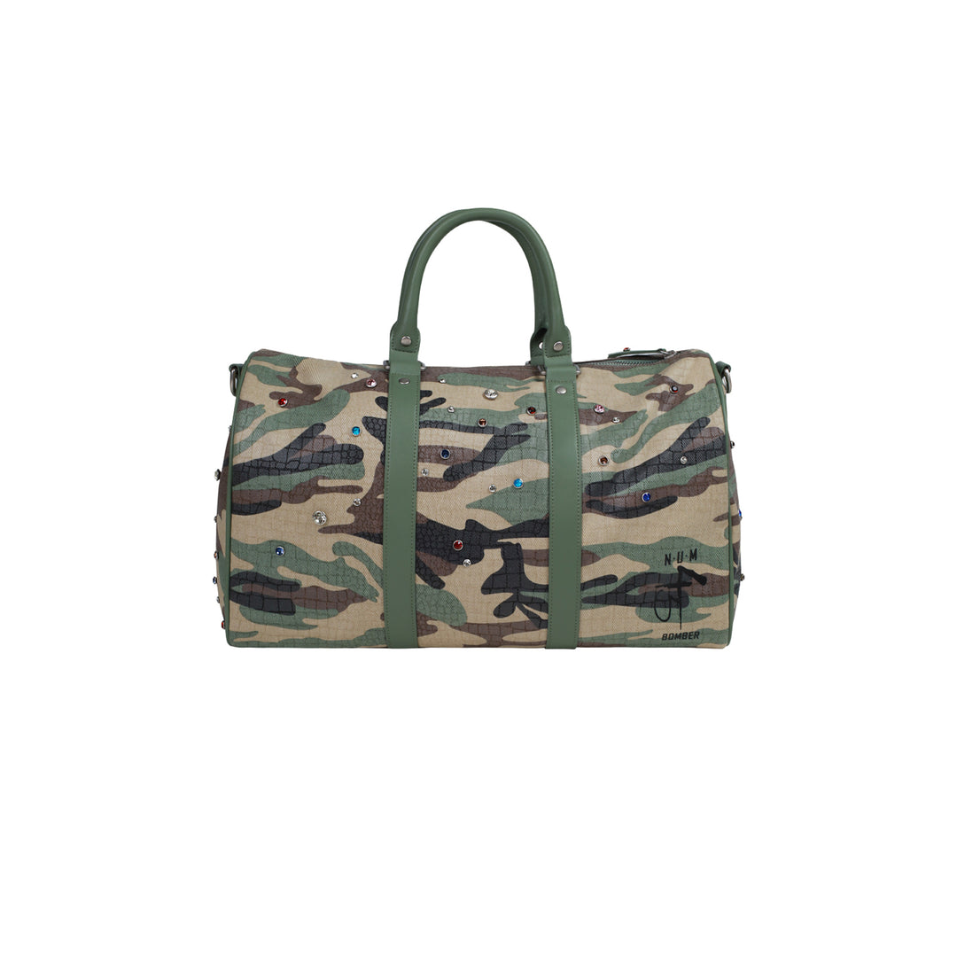 S45 Colorful Diamond Camouflage Travel Bag | Face 3 Face