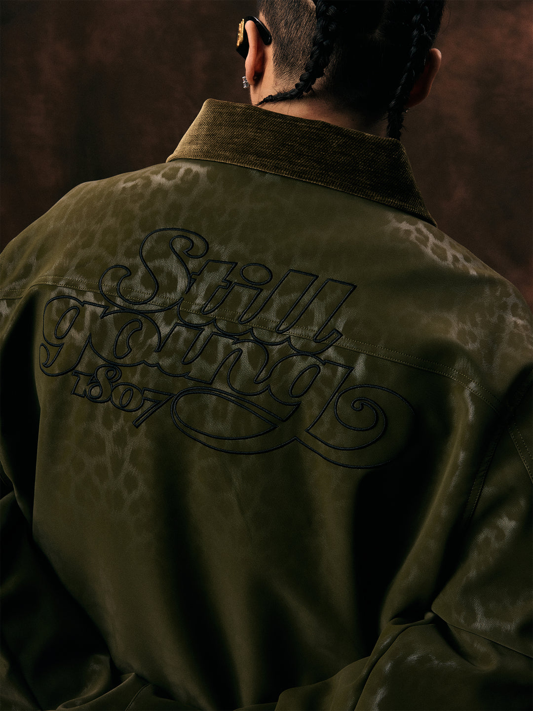 1807 Gradient Leopard Print Jacket | Face 3 Face