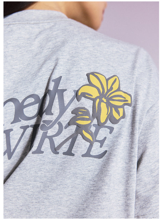 Remedy Small Flowers Foam Print Tee | Face 3 Face