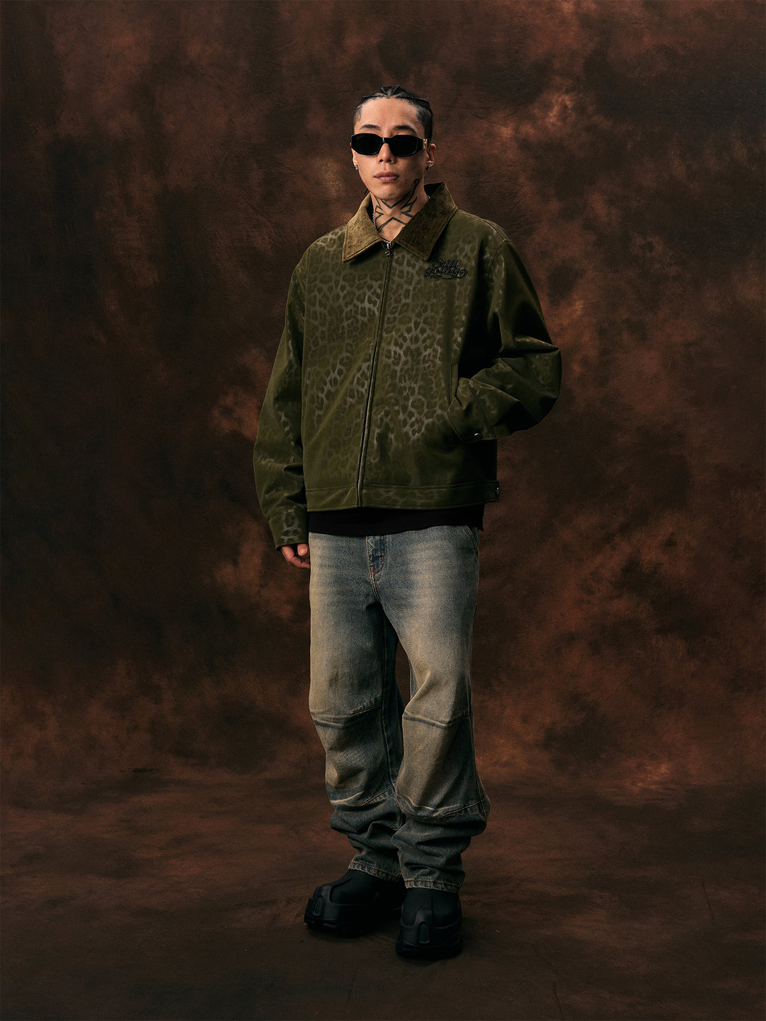 1807 Gradient Leopard Print Jacket | Face 3 Face