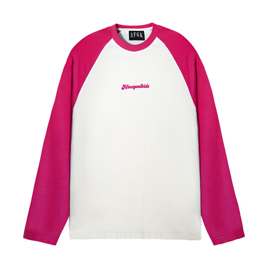 AFGK Logo Printing Raglan Long Sleeved Tee