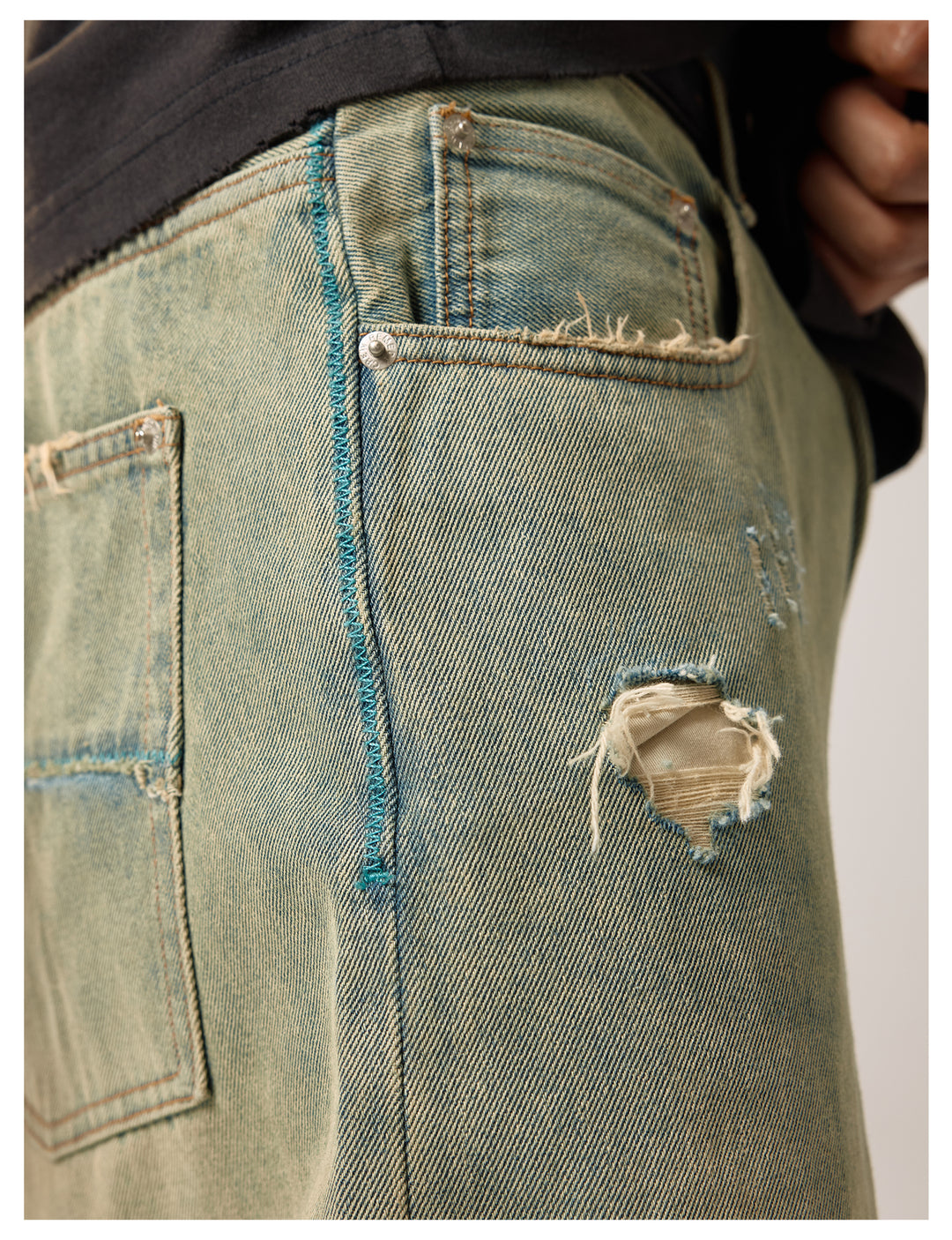 Remedy Washed Ripped Loose Jeans | Face 3 Face