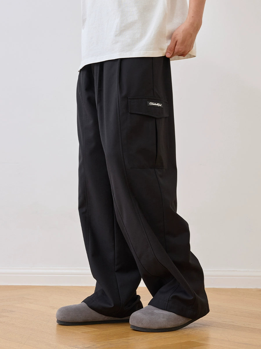 Harsh and Cruel Pleated Pocket Patchwork Cargo Pants | Face 3 Face