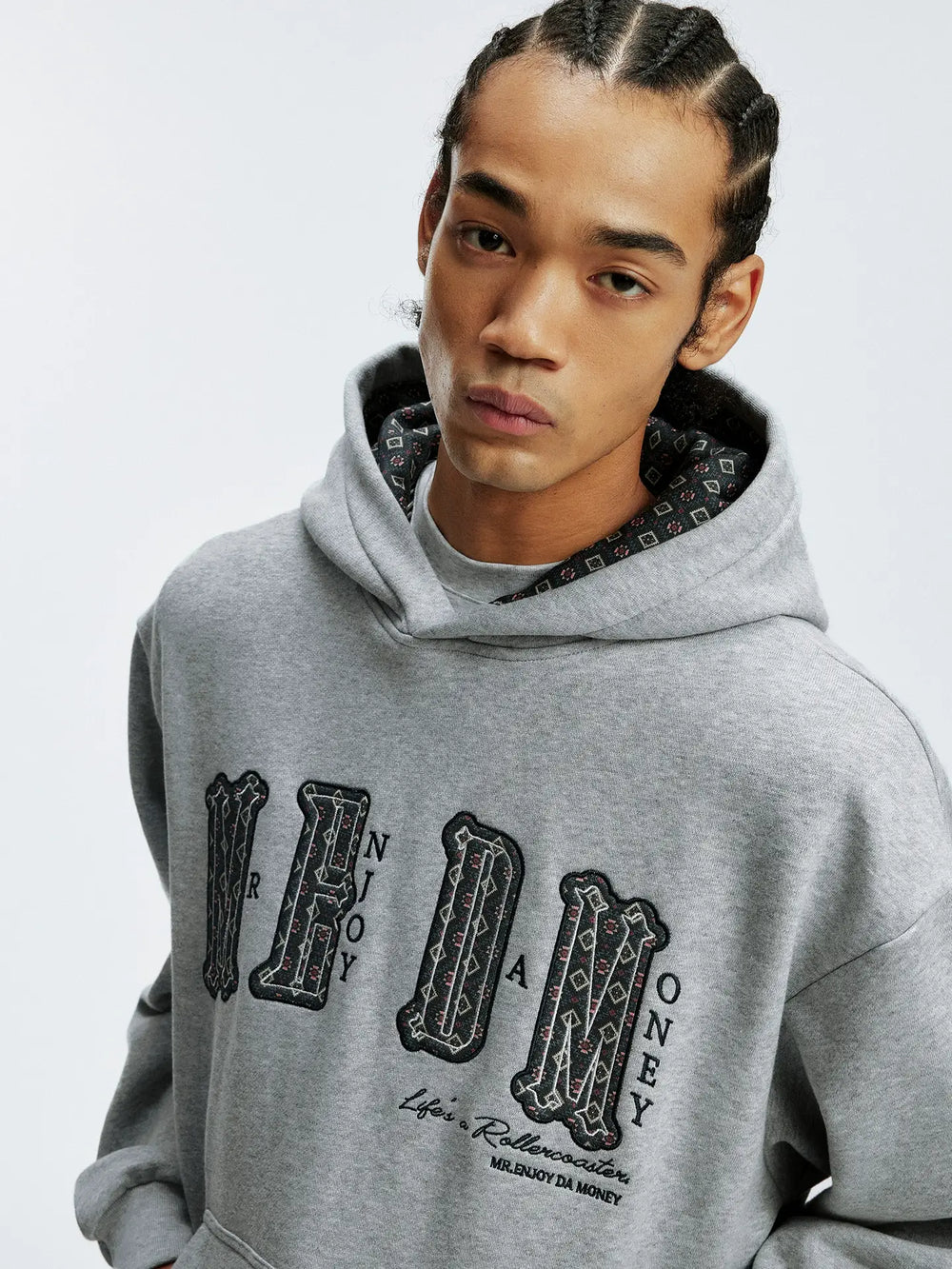 MEDM Ethnic Patchwork Hoodie | Face 3 Face