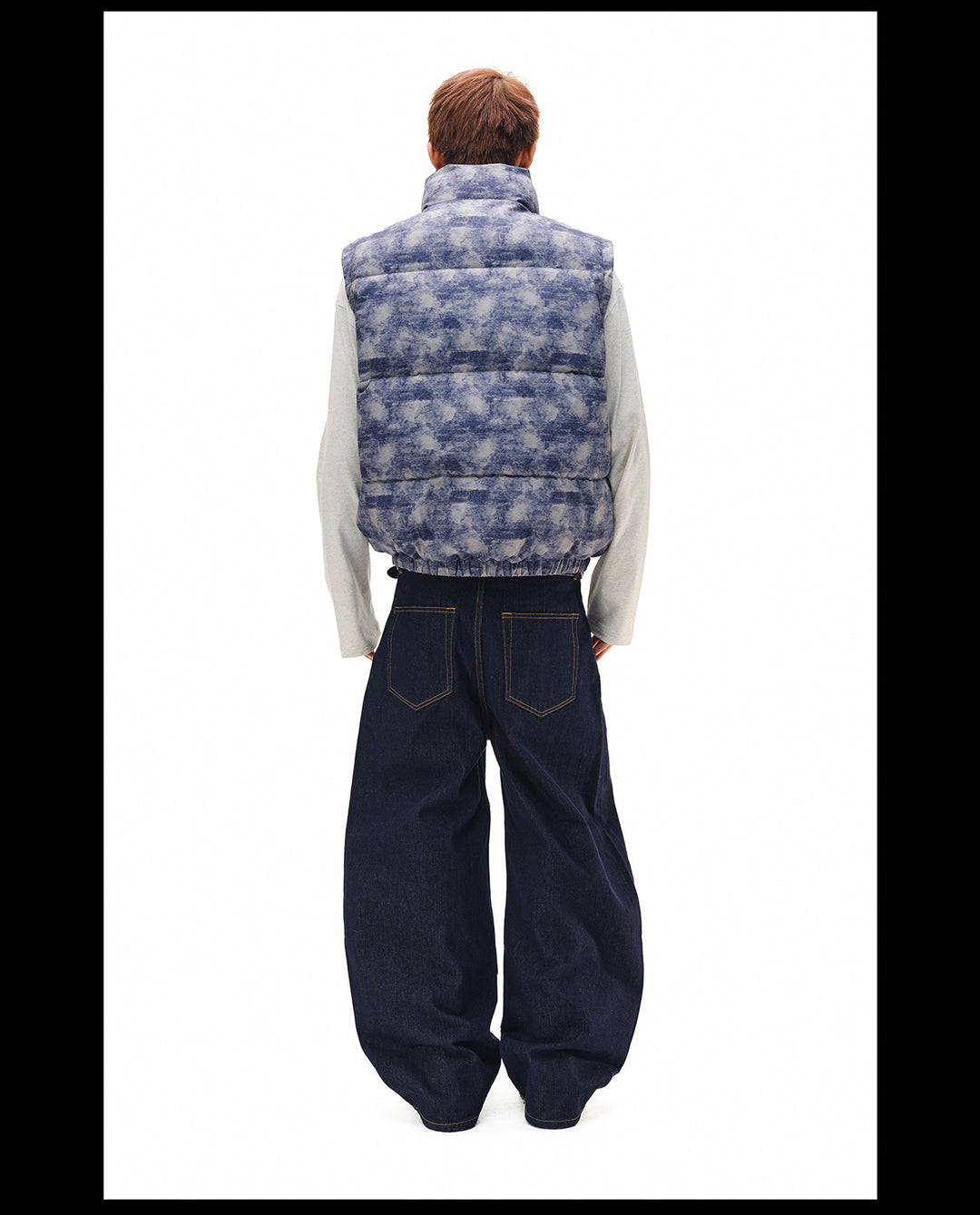 NOVACAM Digital Print Puffer Vest | Face 3 Face