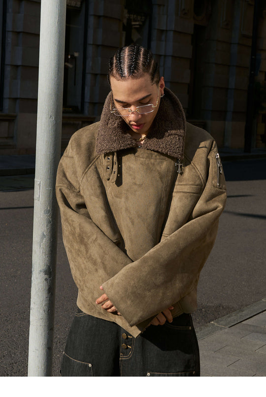 STEEPC Suede Shearling Jacket | Face 3 Face